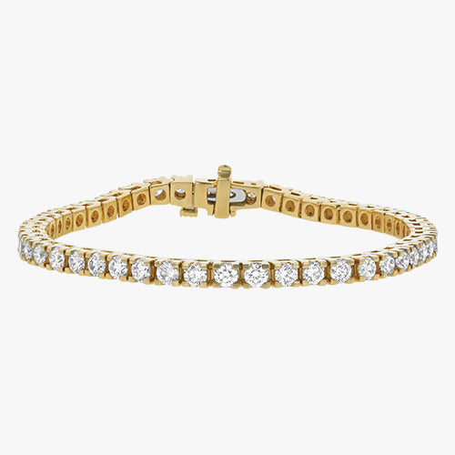 18K Gold 5 Carat Diamond Tennis Bracelet