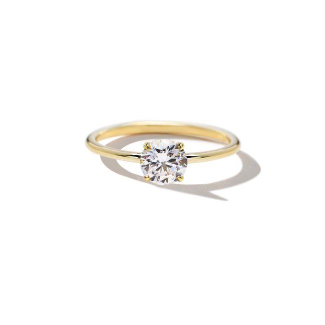 Noémie Solitaire Pick Your Diamond Shape Engagement Ring