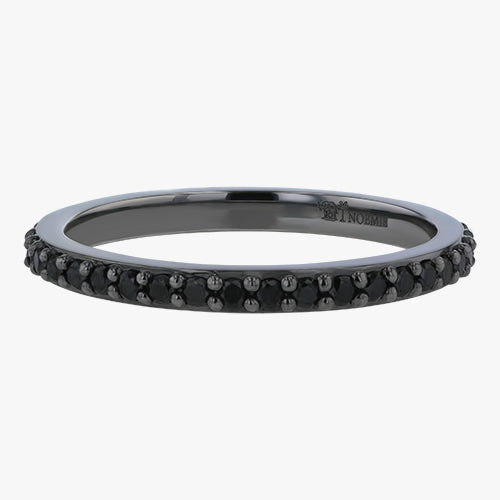 The Black Diamond Eternity Band Ring