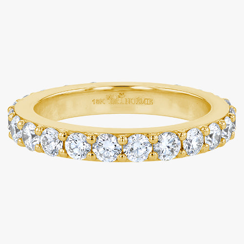 18K Gold 2 Carat Diamond Eternity Band Ring