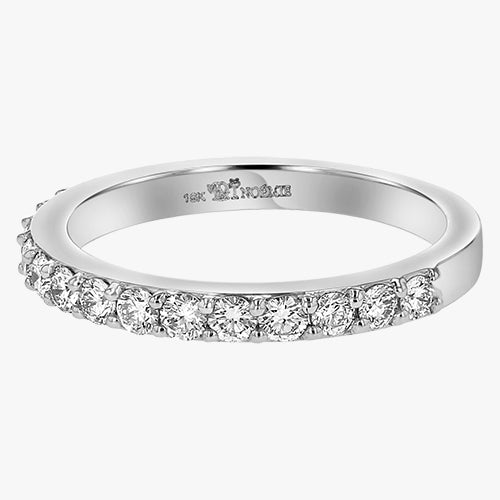 The Lab Grown Half Band Diamond Ring