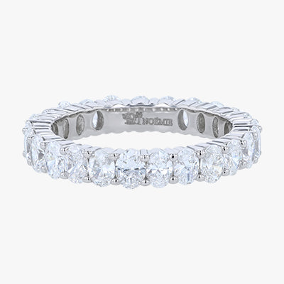 Oval Cut Diamond Eternity Band Ring