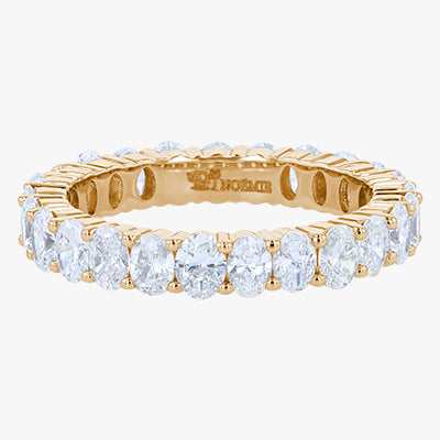 Oval Cut Diamond Eternity Band Ring