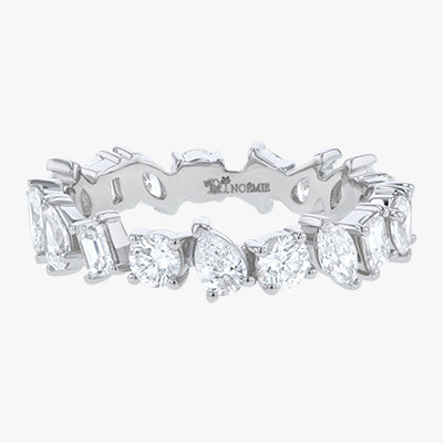 Lab Grown Multi Shape Diamond Eternity Ring