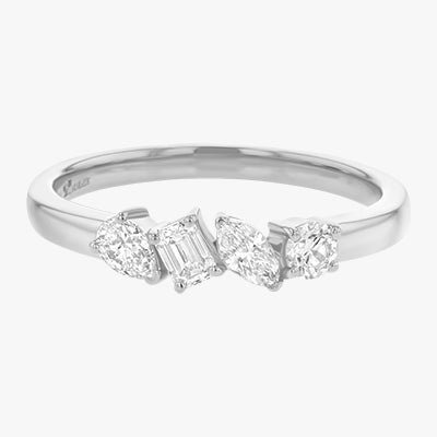 Quartet Multi Shape Diamond Ring