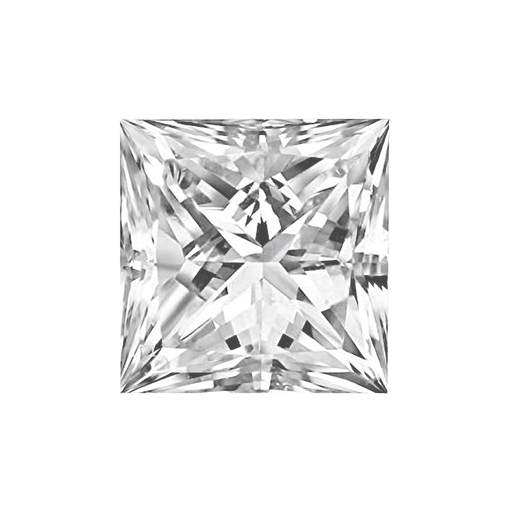 0.25ct GIA Princess E/VVS2 Natural