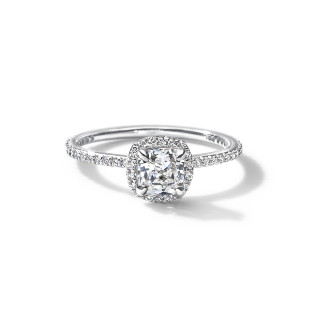 Noémie Pick Your Diamond Shape Halo Pave