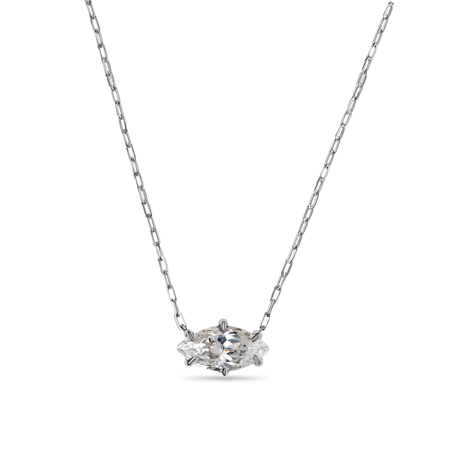 Marquise Cut Diamond Solitaire Pendant