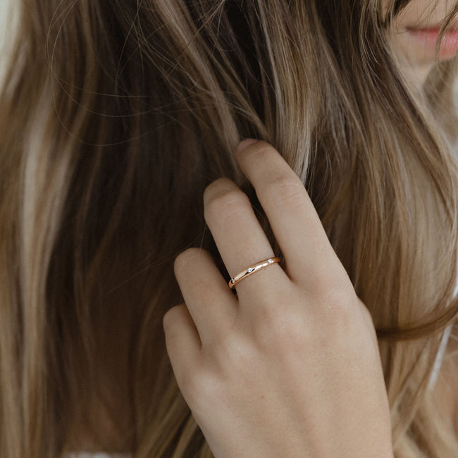 The 3 Diamonds Stacking Ring