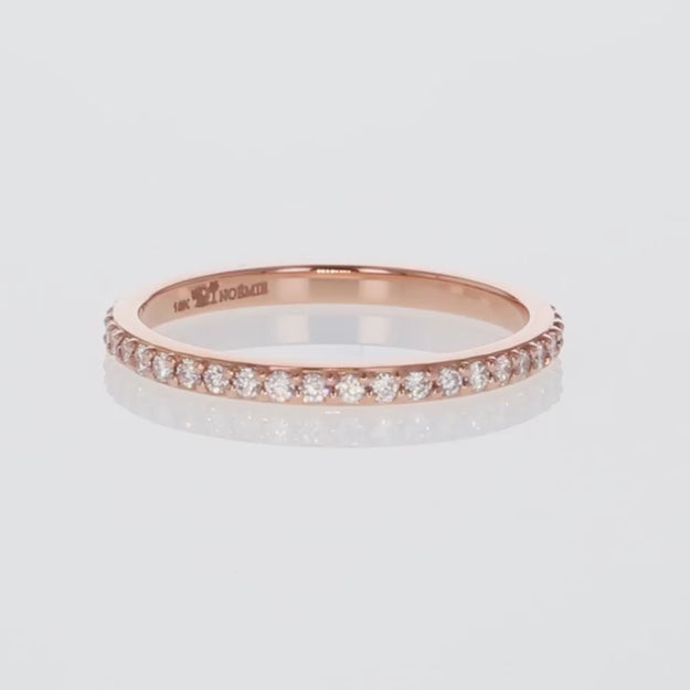 Diamond/Saphire Eternity Ring | Noémie