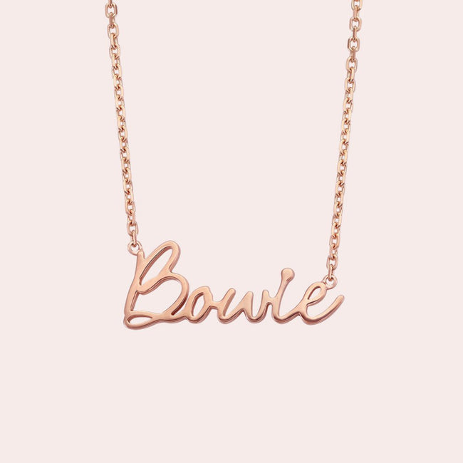 The Custom Gold Name Necklace