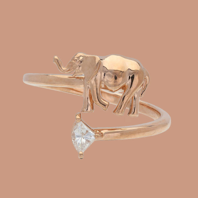 Noémie Elephant Diamond Ring