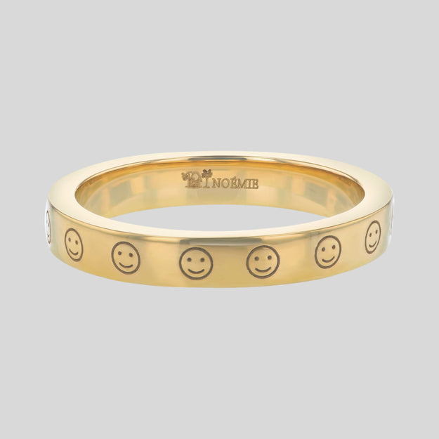 Personal Symbol Ring | 18-Karat Yellow Gold Ring | Noemie – Noémie